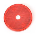 Rückstrahler rot mit 6 mm Loch