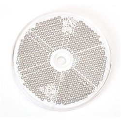 Catadioptre blanc rond à visser