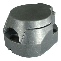 Steckdose 7-pol.  Alu Oval