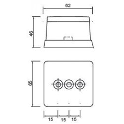 Positionsleuchte 12V weiss 2
