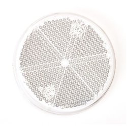 Catadioptre blanc rond