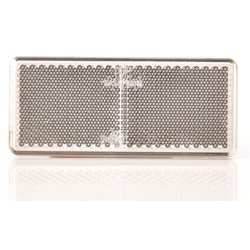 Catadioptre blanc rectangulaire
