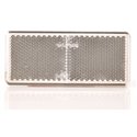Catadioptre blanc rectangulaire