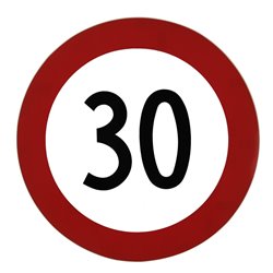 Autocollant 30KM/H