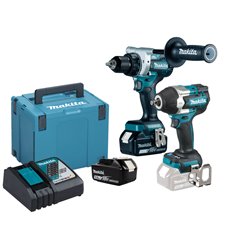 Pack Perceuse visseuse + Boulonneuse à choc LXT MAKITA