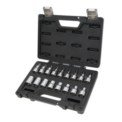 Coffret de douilles tournevis et femelles Torx 1/2''