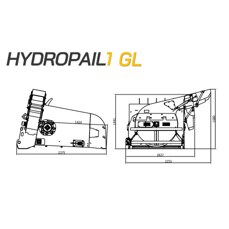Pailleuse portée HYDROPAIL 1 GL