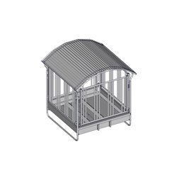 RÂTELIER 12 PLACES  POUR CHEVAUX 2X2M