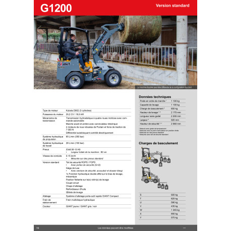 Kompaktlader G1200 Giant