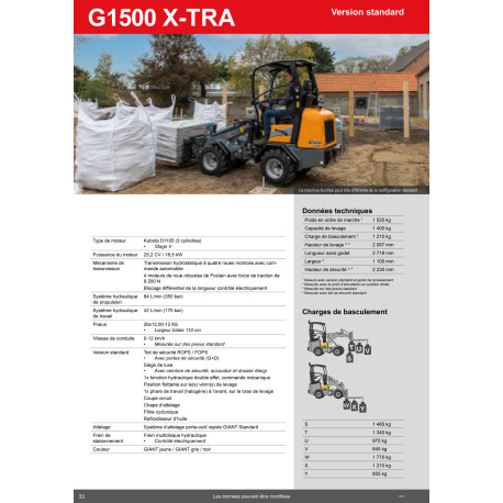 Lader GIANT G1500 X-TRA