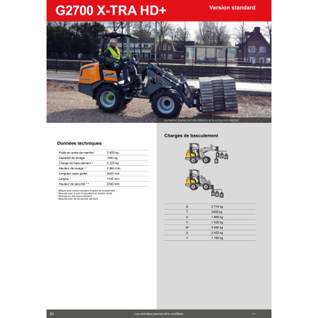 Chargeuse Giant G2700 X-TRA HD+