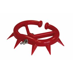 Antitêteur en plastique rouge - 2 pièces