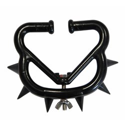 Antitêteur en plastique noir - 2 pièces 