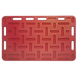 Panneau de guidage rouge 