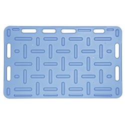 Panneau de guidage bleu 