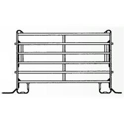 BARRIÈRE DE CONTENTION CORRAL 244X163CM COURBÉE