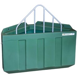 Râtelier-mangeoire à foin d'angle pour chevaux