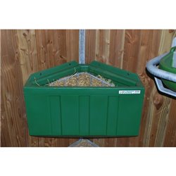 Râtelier-mangeoire à foin d'angle pour chevaux 2