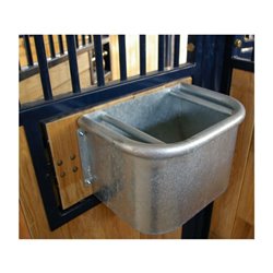 Mangeoire galvanisée pour chevaux 