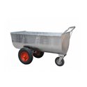 Chariot d'alimentation galvanisé