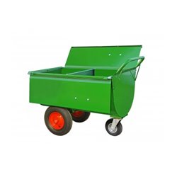 Chariot d'alimentation avec couvercle et séparation