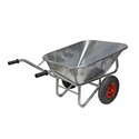 Brouette galvanisée 2 roues