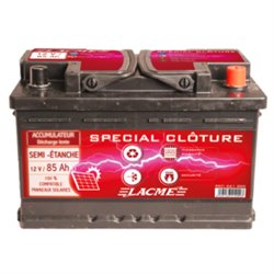 Batterie 12V 85Ah special clôture 