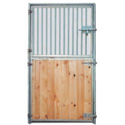 Porte en acier galvanisé